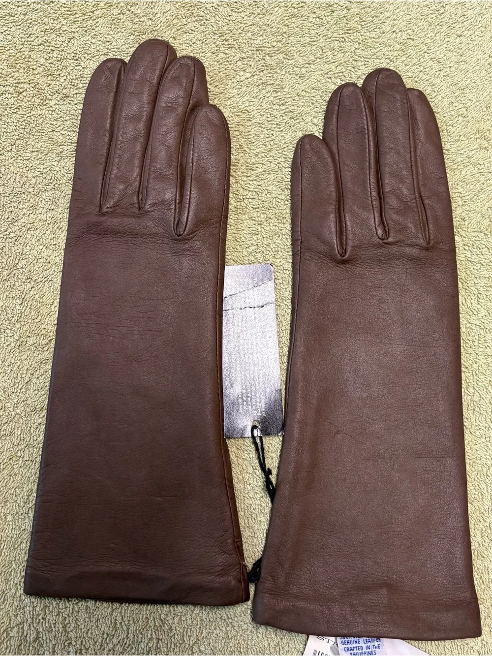 Fownes Ultra Naturals leather gloves.